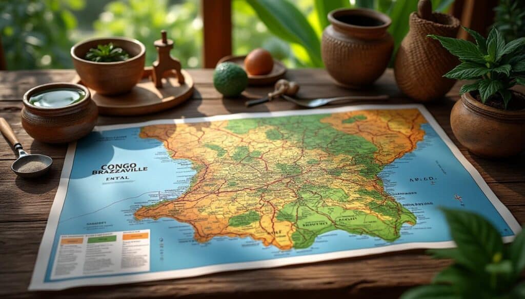 explorez la carte du congo brazzaville à travers un aperçu enrichissant de ses paysages géographiques et de sa richesse culturelle. découvrez les caractéristiques uniques de ce pays fascinant, son histoire, ses traditions et bien plus encore.