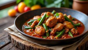 découvrez la recette traditionnelle congolaise du moambe, un plat emblématique à base de poulet et de sauce d'arachide. apprenez à préparer ce mets riche en saveurs africaines pour un voyage culinaire authentique.