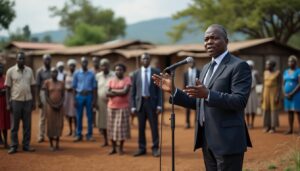 découvrez comment le directeur du hcr appelle à une aide humanitaire immédiate pour les personnes déplacées et réfugiées en république démocratique du congo lors de sa visite à saké. situation d'urgence, besoins criants et solidarité internationale en jeu.