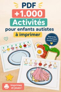 Image d'un enfant jouant avec des ressources éducatives imprimables adaptées aux enfants autistes