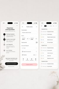 Illustration de l'application Schedula montrant un emploi du temps organisé et des tâches à réaliser