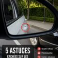 Close-up of a car door handle showing practical usage tips.