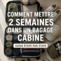 Femme préparant son bagage à main pour un voyage d'affaires