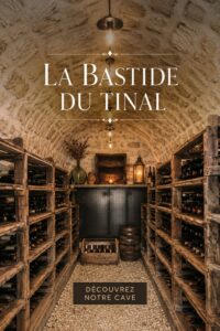 Vue panoramique de la bastide du Tinal entourée de verdure