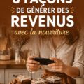 Femme cuisinant dans sa cuisine pour créer des plats à vendre.