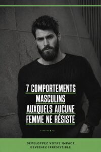 Un homme souriant avec une attitude confiante qui séduit les femmes.