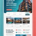 Un écran d'ordinateur affichant un site web moderne et personnalisé