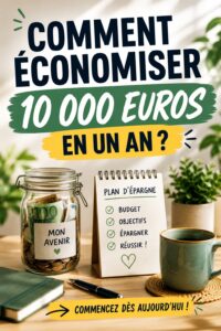 Femme souriante faisant des économies avec une tirelire.