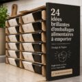 Exemples d'emballages alimentaires esthétiques pour prendre à emporter.