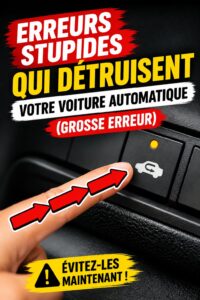 Femme conduisant une voiture automatique, concentrée sur la route