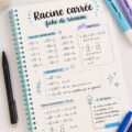 Fiche pratique sur les racines carrées pour les révisions en maths.