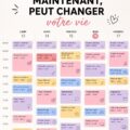 Une femme utilisant Google Calendar sur son ordinateur pour planifier sa semaine