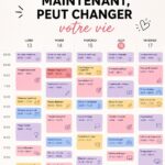 Une femme utilisant Google Calendar sur son ordinateur pour planifier sa semaine