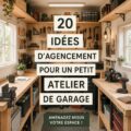 Aménagement d'un petit garage en atelier coloré et fonctionnel