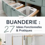 Aménagement pratique d'une buanderie fonctionnelle