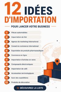 Femme souriante explorant des idées de business d'import-export