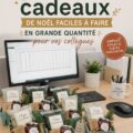 Cadeaux de Noël en paquets colorés prêts à être offerts au bureau.