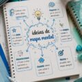Carte mentale illustrée avec des idées colorées et des branches organisées.