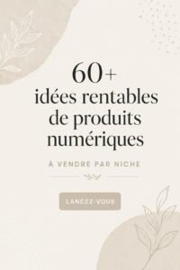 Une femme entrepreneure travaillant sur son ordinateur sur des produits numériques à vendre.