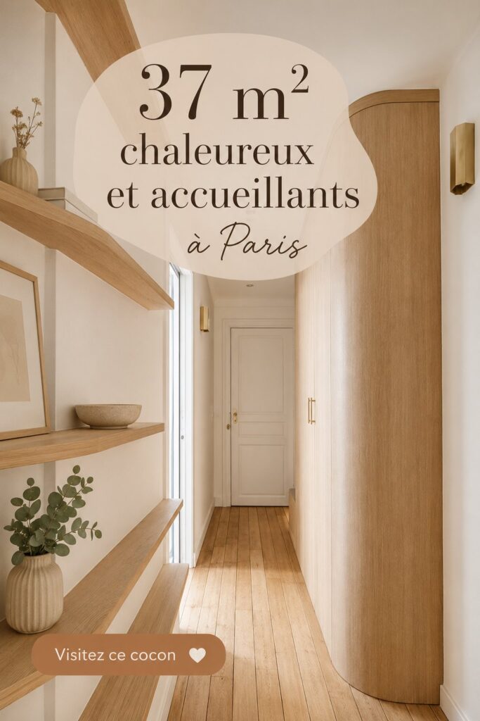 Un salon chaleureux et accueillant dans un petit appartement