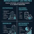 Femme souriante consultant un plan d'investissement financier.