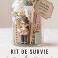 Kit de survie de bureau en bocal, coloré et plein d'idées
