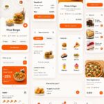 Interface utilisateur du kit FoodKo pour applications de livraison