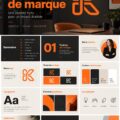 Présentation des lignes directrices de marque Kryon™ avec une mise en avant de l'identité visuelle.