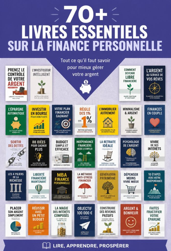 Une sélection de livres sur les finances personnelles