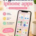 Écran d'accueil d'un iPhone avec des applications bien organisées.
