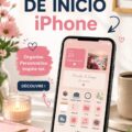 Personnalisation de l'écran d'accueil d'un iPhone avec des widgets colorés et des icônes arrondies.