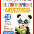 Une femme souriante pratiquant des exercices d'orthophonie à la maison