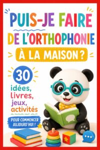Une femme souriante pratiquant des exercices d'orthophonie à la maison