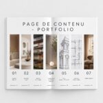 Portfolio numérique équilibré avec divers projets