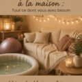 Une femme heureuse préparant son accouchement à domicile avec une checklist.