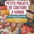Femme réalisant un projet de couture simple pour offrir en cadeau.