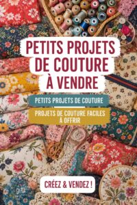 Femme réalisant un projet de couture simple pour offrir en cadeau.
