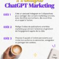 Une entrepreneuse utilisant ChatGPT pour le marketing de son entreprise.