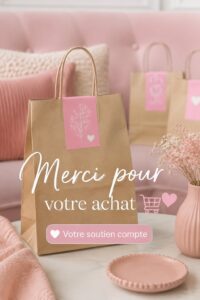 Femme exprimant sa gratitude à ses clients dans un cadre professionnel.