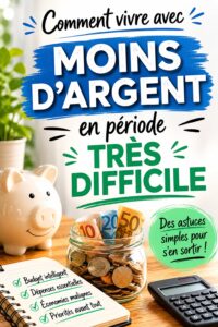 Femme souriante devant un tableau de budget personnel