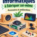 Espace de travail inspirant avec des éléments DIY personnalisés et chaleureux.