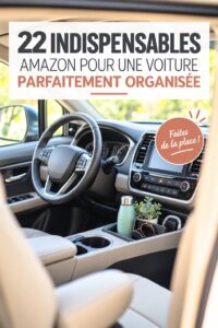 Accessoires pour une voiture bien organisée avec des solutions pratiques.