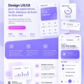 Un écran d'application avec un design UX/UI moderne et attrayant pour améliorer l'expérience utilisateur.