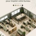 Un bureau bien décoré avec plusieurs concepts inspirants