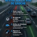 Femme conduisant une voiture sur une route dégagée, symbolisant une conduite respectueuse.