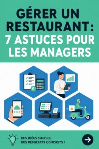 Une gérante de restaurant supervisant son équipe en pleine action.