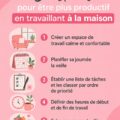 Espace de travail à domicile bien organisé et inspirant