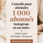 Femme souriante prenant en photo un écran de smartphone avec l'application Instagram ouverte