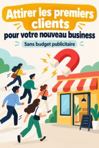 Stratégies pour attirer les premiers clients pour un nouveau business.