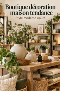 Banc d'entrée en bois moderne dans un intérieur accueillant